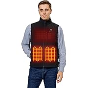 Photo 1 of ORORO Men's Heated Softshell Vest with Battery, Soft Shell Heated Golf Vest for Men (Charger Not Included)