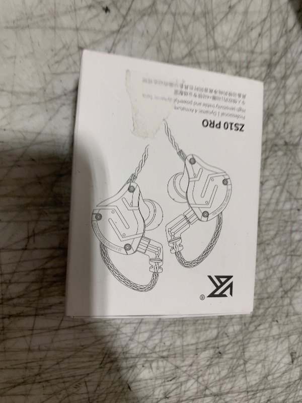 Photo 1 of Linsoul KZ ZS10 Pro, 4BA+1DD 5 Driver in Ear Monitor, HiFi Wired Earbuds, Gaming Earbuds, Hybrid IEM Earphones with Stainless Steel Faceplate, Detachable Cable for Musician(Without Mic, Dark Black)