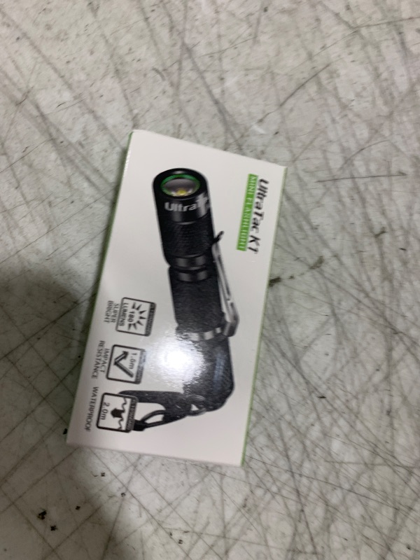 Photo 1 of UltraTac K1 180LM Ultra-Bright LED Keychain Flashlight - Waterproof AAA Mini Light Compatible with Rechargeable Batteries, Compact Pocket-Sized for EDC, Camping, Hiking, Emergencies & Outdoor Use