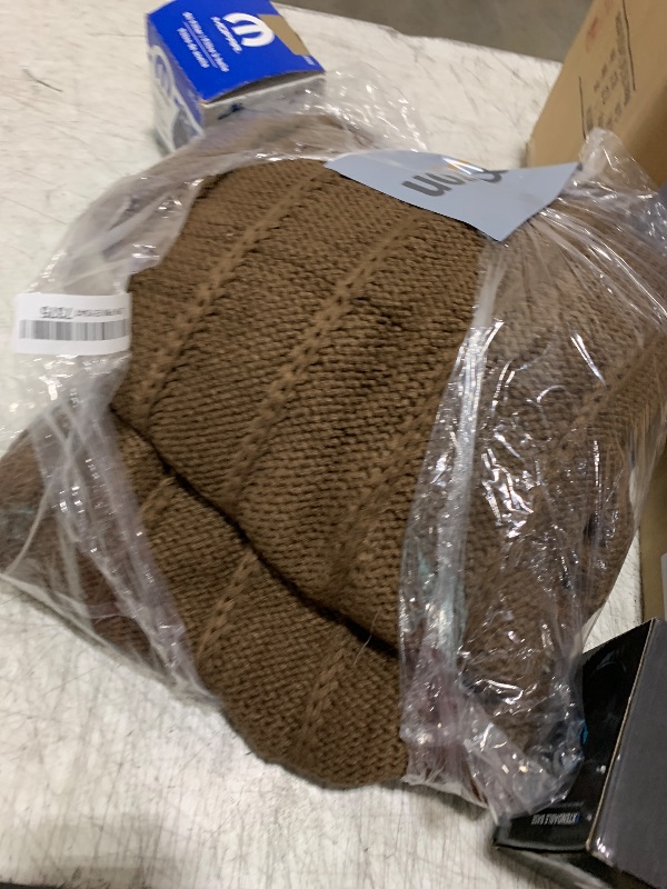 Photo 1 of RECYCO Cable Knit Brown Throw Blanket Twin Size for Couch, Super Soft Warm Cozy Decorative Knitted Throw Blanket 3.6LB for Bed, Sofa, Chair Large 60"x80"