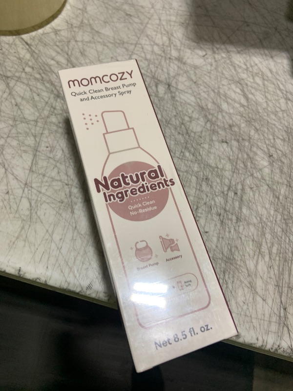 Photo 1 of Momcozy Portable Breast Pump Cleaning Spray, Effective Milk Fat Removal & Residue-Free, Natural Grapefruit Scent, Pump Spray for Breast Pump or Accessories, and Other Baby Products, 8.5 Fl Oz