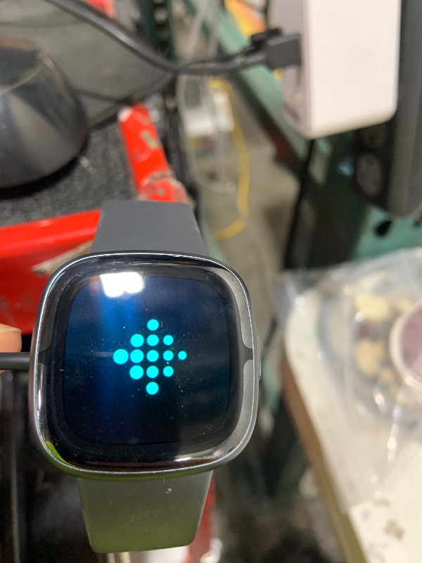 Photo 1 of Fitbit Sense 2 Advanced Health and Fitness Smartwatch with Tools to Manage Stress and Sleep, ECG App, SpO2, 24/7 Heart Rate and GPS, Shadow Grey/Graphite, One Size (S & L Bands Included)