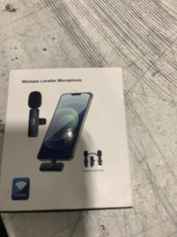 Photo 1 of GOGARA Microphone for iPhone, 2 Pack Wireless Microphones, Mini Mic, Lavalier, Recording Lapel Mic, Plug-Play, Clip On Microphone with Noise Reduction for Interview/Tiktok (for iPhone14 and Below)