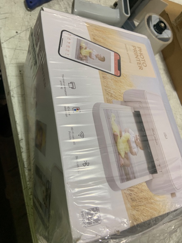 Photo 1 of HPRT CP4100 4x6 Instant Photo Printer -Portable Phone Picture Printer + 20 Sheets, Mobile, Wi-Fi, Premium Dye Sublimation (300 DPI) for Pro-Quality Home Prints - Creative Editing App