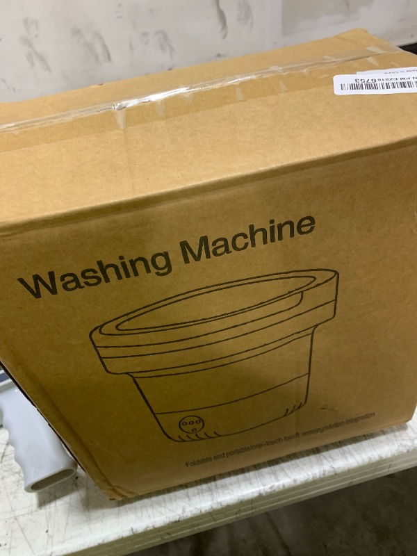 Photo 1 of Portable Washing Machine, 16L Upgraded with Spin Basket Laundry Machine, 3 Cleaning Modes Suitable for Small Clothes, Foldable Design Ideal for Hotel, Home, Apartment and Campain