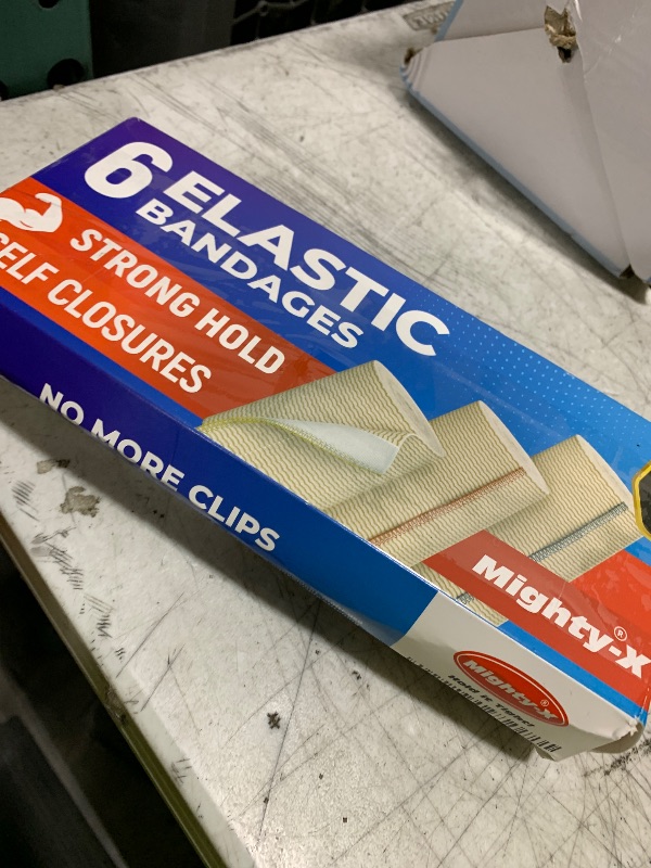 Photo 1 of High-Performance Elastic Bandage Wrap - 6 Pack (2x2in, 2x3in, 2x4in) - Self-Closing Strong Compression Bandage Wrap for Feet, Ankles, Wrists, and Knees
