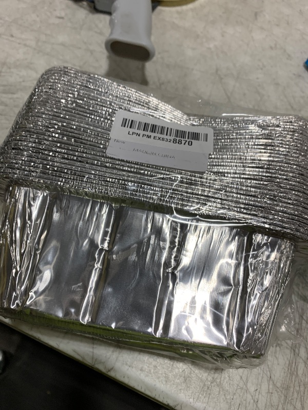 Photo 1 of 30-Pack Blackstone Griddle Accessories Drip Pan Liners, Aluminum Foil Pan Disposable for 17" 22" 28" 36" Blackstone Griddle Drip Tray Holder Grill Rear Grease Catcher Cup Liners