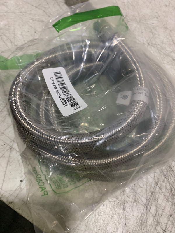 Photo 1 of DOZYANT 6 Feet Propane Hose Extension with 3/8 inch Female Flare Fitting x 3/8inch Male Flare, Stainless Braided Propane Gas Line Pipe for RV, BBQ Grill, Propane Tank, Heater and More