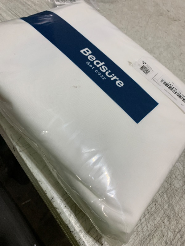 Photo 1 of Bedsure Duvet Cover California King Size - Soft Double Brushed Bedding Set for Kids & Adults, Zipper Closure, 3 Pieces, Includes 1 Duvet Cover (104"x98") & 2 Pillow Shams, NO Comforter, White