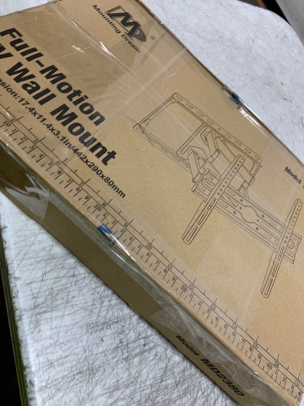 Photo 1 of Mounting Dream TV Wall Mount for 32-65 Inch Television,Mount with Swivel and Tilt, Full Motion Bracket with Articulating Dual Arms, Fits 16inch Studs, Max VESA 400X400 mm, 99lbs, MD2380