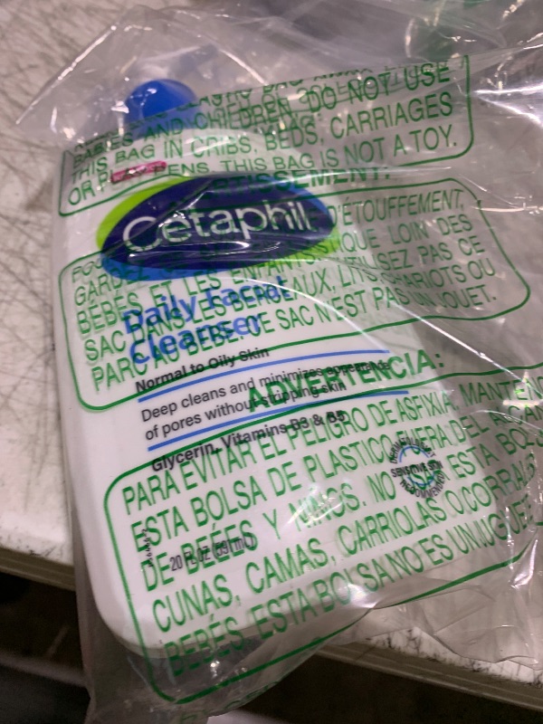 Photo 1 of Cetaphil Face Wash, Daily Facial Cleanser for Sensitive, Combination to Oily Skin, 20 oz, Gentle Foaming, Soap Free, Hypoallergenic