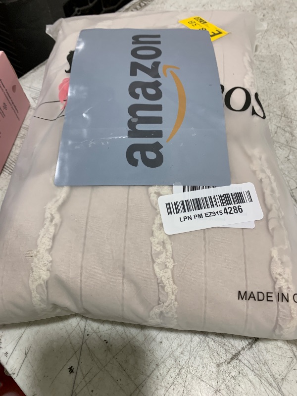 Photo 1 of BOSOWOS Queen Size Pillow Shams Set of 2, Ultra Soft Breathable 20 x 30 Inches Pillow Case Envelope Closure, Microfiber Farmhouse Bed Pillowcases for Easy Care, Khaki