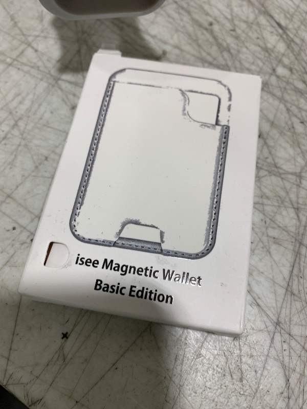 Photo 1 of isee Magnetic Wallet for iPhone 16/15/14/13/12 Series, MagSafe Card Holder, Holds 2 Cards (Light Pink)