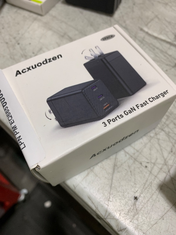 Photo 1 of [2 Pack] USB C Charger Block 160W, 3-Port GaN Super Fast Charger, Dual 65W Type C Charging Block, Foldable QC3.0 Laptop Fast Charging Adapter for MacBook, iPhone, Samsung, Galaxy, iPad, Android, Black