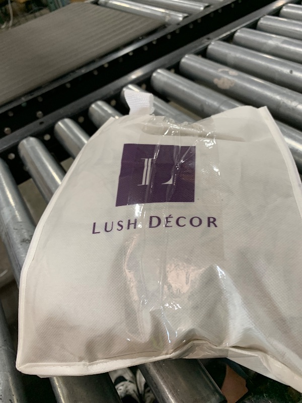 Photo 1 of Lush Decor - Bedskirt, Elastic Ruched Ruffle, Easy Wrap Around Bedskirt, 20" Drop, Elegant Bedding Decor (Queen/King/California King, Neutral)