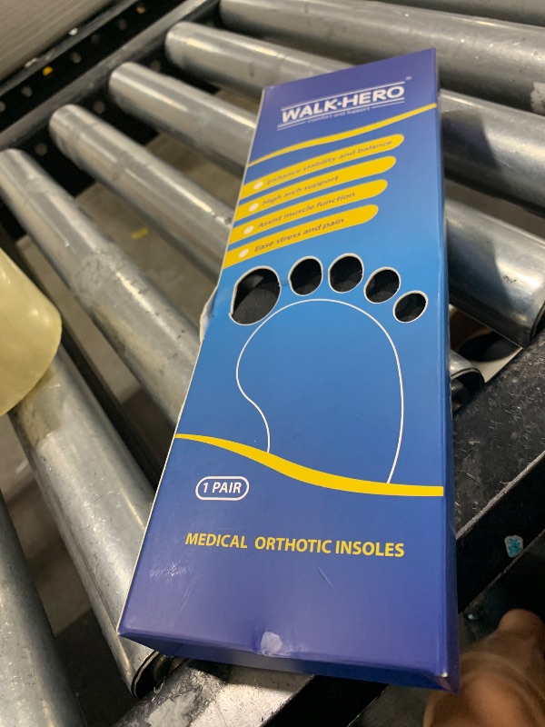 Photo 1 of Plantar Fasciitis Insoles for Men Women - Orthotics Inserts, Shoe Insoles Arch Support Flat Feet Inserts Work Boot Insoles for Standing All Day (Mens 9-9 1/2 | Womens 11-11 1/2)