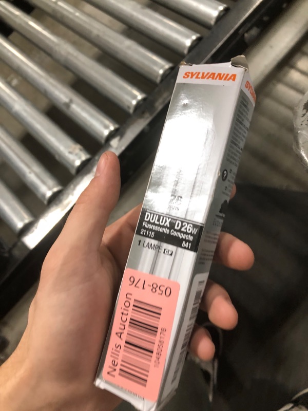 Photo 1 of Sylvania 21115 Compact Fluorescent 2 Pin Double Tube 4100K, 26-watt