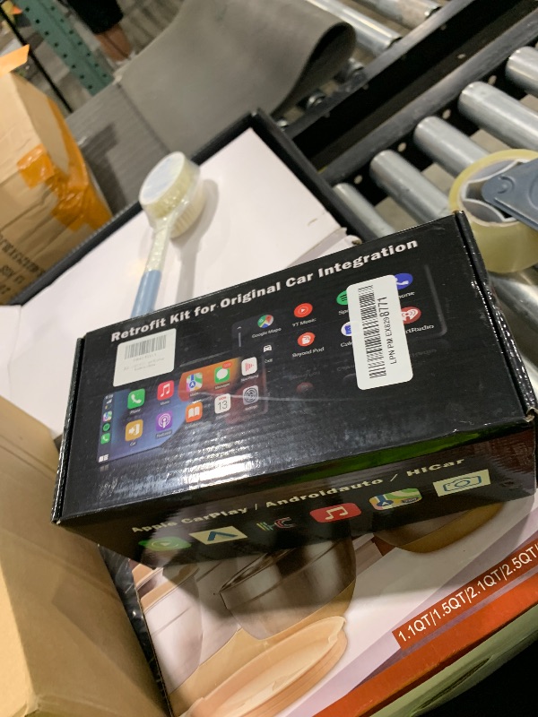 Photo 1 of CARAMCO CarPlay&Android Auto Module Compatible with Infiniti QX50 QX70 G25 G35 G37 EX25 EX30 EX35 EX37 FX35 FX37 FX50 Retrofit Kit Plug&Play Support Original Camera,Bluetooth Audio and Mic