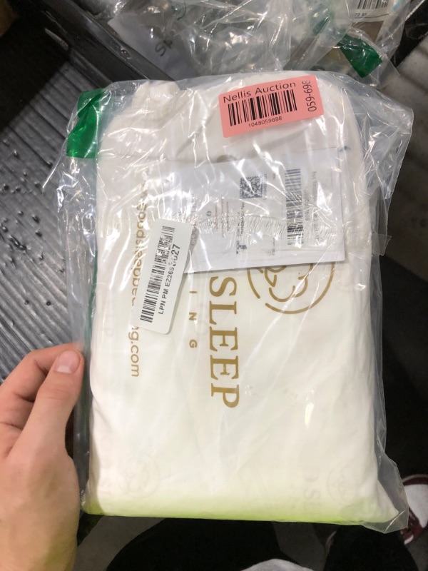 Photo 1 of 1000 TC White Standard Pillowcases Set of 2 100% Egyptian Cotton Pillow Cases with Long Staple Cotton & Sateen Weave, Silky Soft Hotel - Like Bed Pillow Covers for Comfy Sleeping, Snug Fit