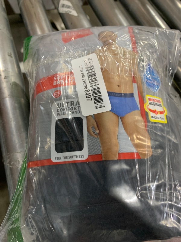Photo 1 of Hanes mens Ultimate Tagless Brief, 7 Pack - Assorted, X-Large