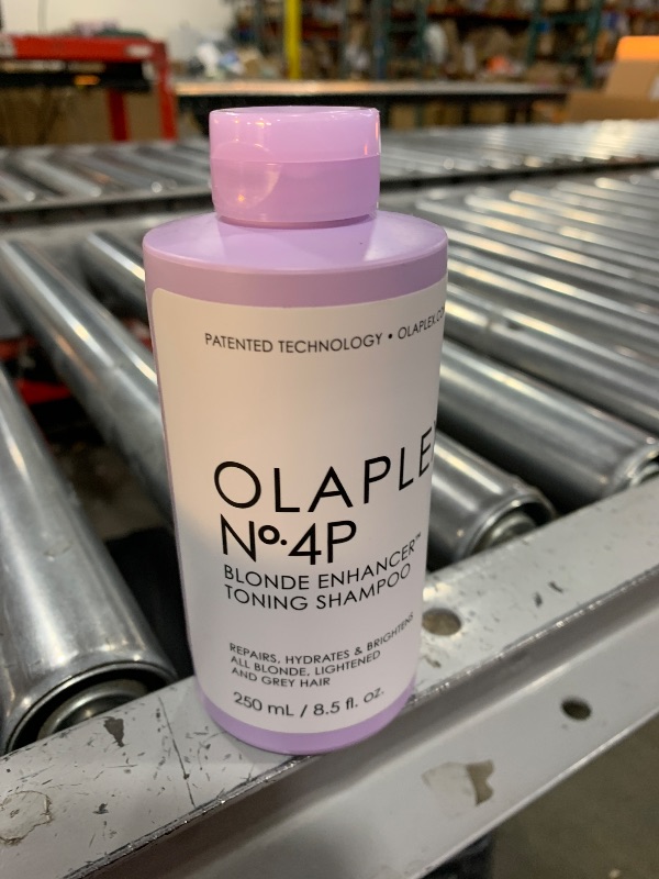 Photo 1 of Olaplex No. 4P Blonde Enhancer Purple Toning Shampoo, Repairs, Hydrates, & Brightens All Blonde, Lightened, & Grey Hair, 8.5 fl oz