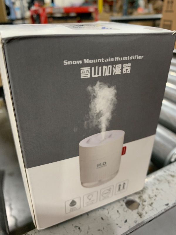 Photo 1 of Portable Mini Humidifier, 500ml Small Cool Mist Humidifier, USB Personal Desktop Humidifiers for Baby Bedroom Travel Office Home, Auto Shut-Off, 2 Mist Modes, Super Quiet, White