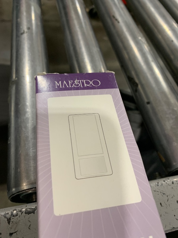 Photo 1 of Lutron Maestro Motion Sensor Light Switch Indoor for Bathroom, Garage, Laundry Room, Any Bulbs, Occupancy Vacancy Sensor, Single-Pole, MS-OPS2-WH, White