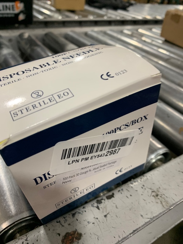 Photo 1 of 100 Pack 30 Gauge Needle 1/2 Inch, Lab Supplies Dispensing Syringe Needle Individual Sealed Package