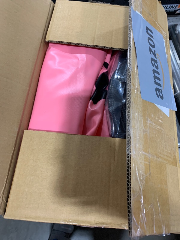 Photo 1 of QPAU Inflatable Kids Bed, Toddler Travel Bed with Sides, for Camping, Traveling, Hotel, or Home Use, Hand Pump Included (Pink)