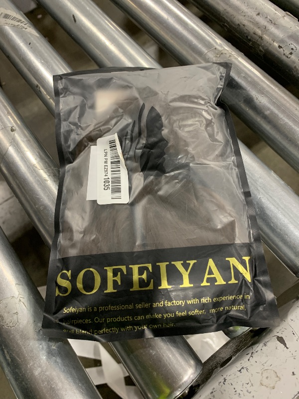 Photo 1 of SOFEIYAN Ponytail Extension 16" Curly Wavy Claw Clip Ponytail Hair Extensions Small Claw Clip in Hairpiece Fluffy Clip on Pony Tails Jaw Clips for Women Synthetic Hairpiece, Brown