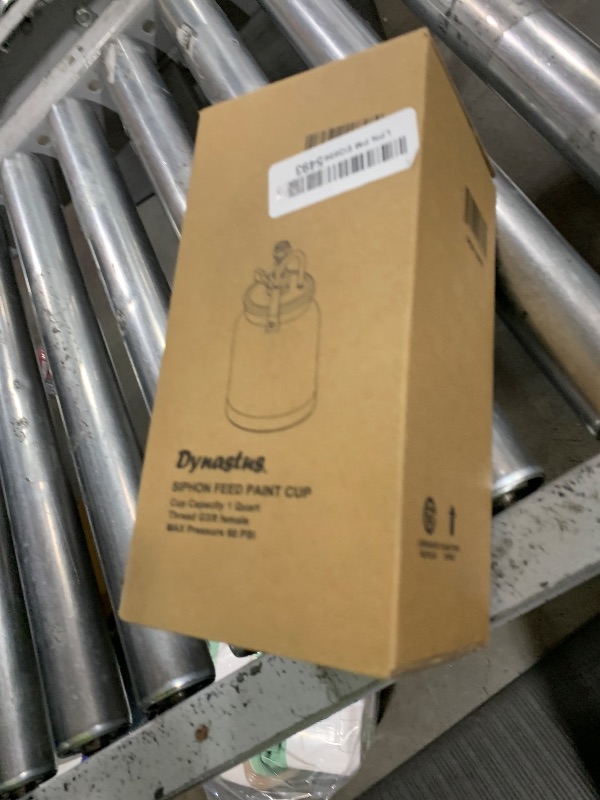 Photo 1 of Dynastus 1 Quart Replacement Quick Release Aluminum Dripless Paint Cup for Siphon Spray Gun Sprayer