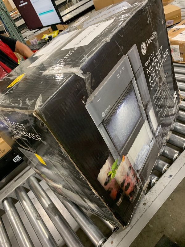 Photo 1 of GE Profile Opal 2.0 with 0.75 Gallon Tank, Chewable Crunchable Countertop Nugget Ice Maker, Scoop included, 38 lbs in 24 hours, Pellet Ice Machine with WiFi & Smart Connected, Stainless Steel