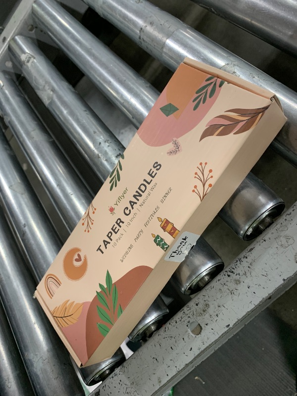 Photo 1 of 10 Inch Colored Taper Candles for Religious and Spiritual Settings, 10 Pack Unscented Candlesticks for Holiday, Seasonal Celebration and Home Decoration