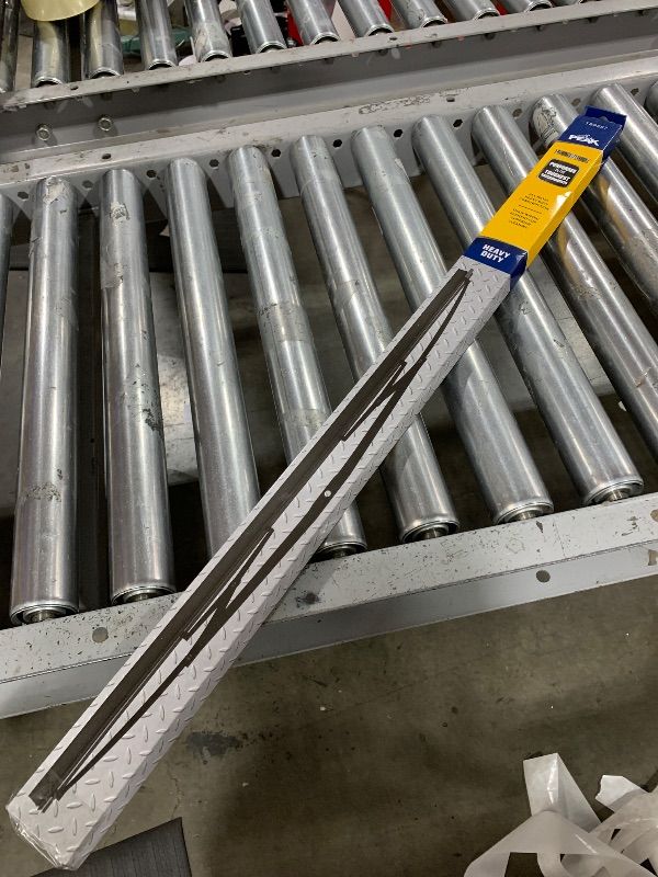 Photo 1 of PEAK Transport Heavy Duty Windshield Wiper Blade, Durable Metal Wiper Blade Replacement for Class 6-8 Trucks, Class A RV's, and Transit Buses with Saddle Wiper Arm and 28" Wide Saddle Blade