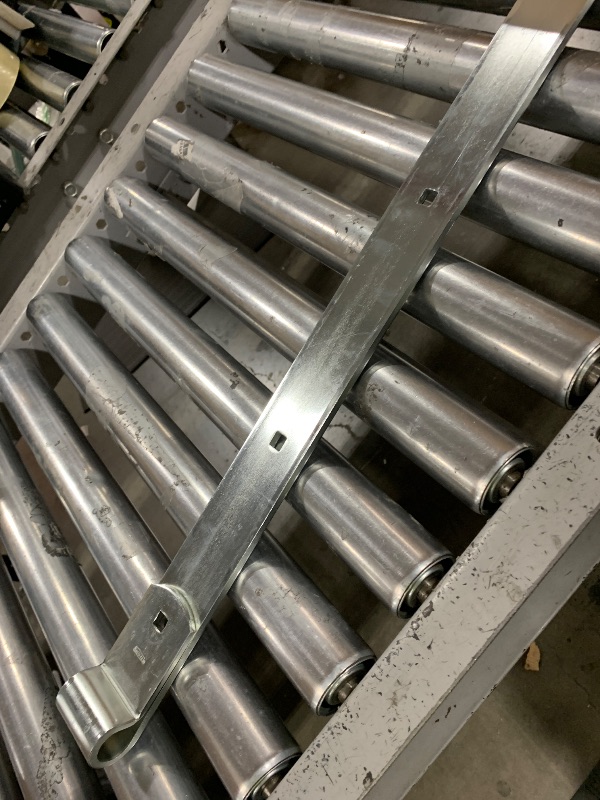 Photo 1 of National Hardware N248-047 Gate Hinge Strap, 24-Inches, Coated with WeatherGuard Protection, Zinc-Plated