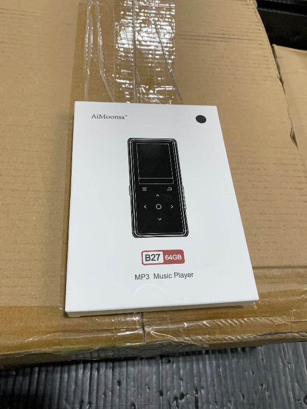 Photo 1 of 64GB MP3 Player with Bluetooth 5.2, AiMoonsa Music Player with Built-in HD Speaker, FM Radio, Voice Recorder, HiFi Sound, E-Book, Earphones Included