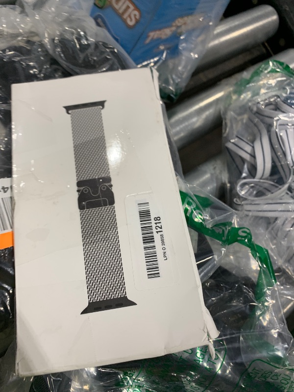 Photo 1 of Apple Watch Band - Milanese Loop (49mm) - Black - Small