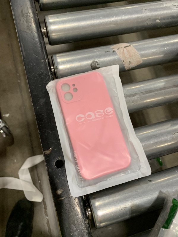 Photo 1 of oakxco for iPhone 12 Case Liquid Silicone, Soft Rubber Gel Elegant Aesthetic Basic Simple Cover, Cute Thin Slim TPU Matte Solid Color Plain Smooth Case for Women Girl, Light Pink