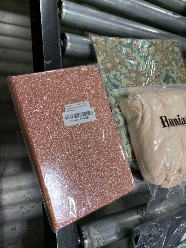 Photo 1 of JKhandy Case for T-Mobile Revvl Tab 5G Tablet - Folio PU Leather Stand Cover with Pencil Holder, Glitter Rose Gold
