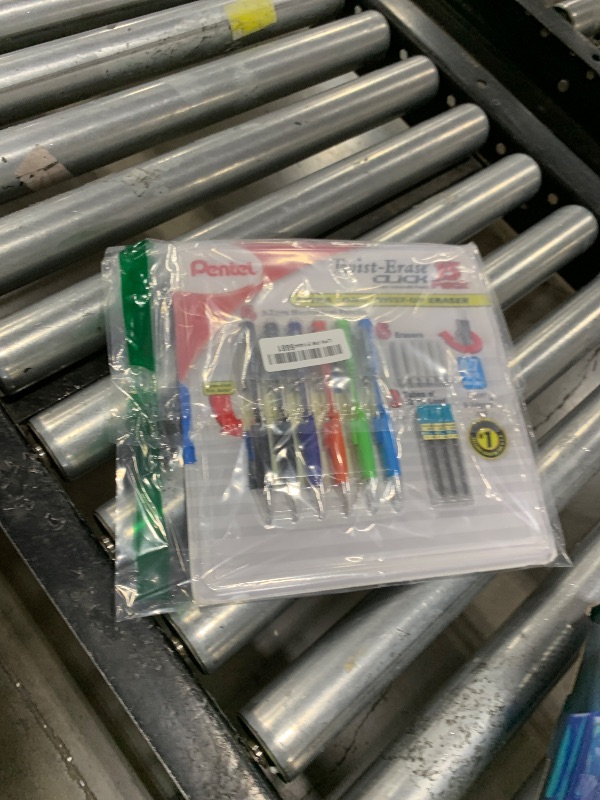 Photo 1 of Pentel Twist-Erase Click Mechanical Pencils 0.7mm, HB #2, School Supplies, Teacher Supplies, Drawing Sketching pencils, Assorted Barrel Colors- 6 Mechanical Pencils, 6 Erasers, 3 Tubes of Lead Refills