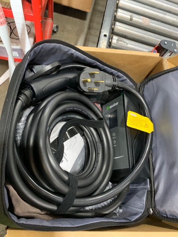 Photo 1 of  2025 New EV Charger for Tesla 40A 2.8" Largest Display ETL FCC Most Compact 25FT NACS Level 2 NEMA 14-50 Plug & NEMA 5-15 for Level 1 Waterproof IP66 Portable EVSE for Tesla Model Y/3/S/X P06