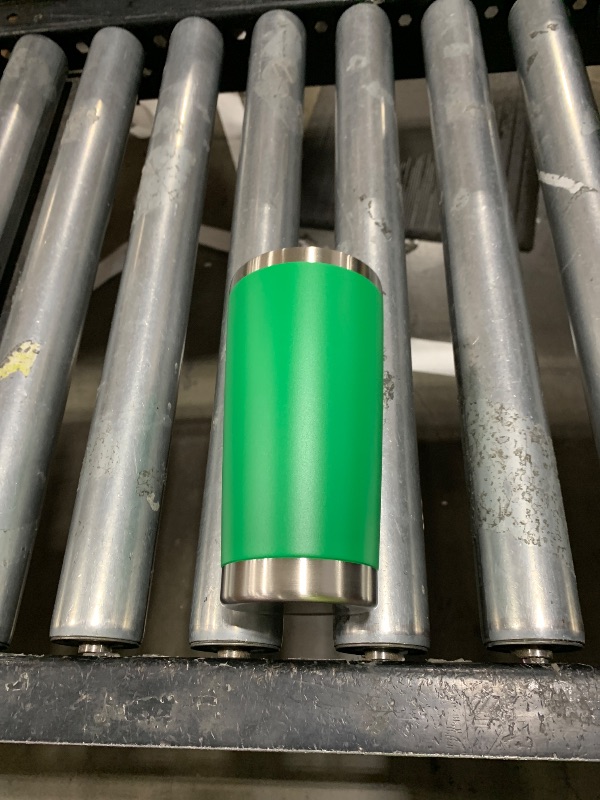 Photo 1 of green metal cup 
