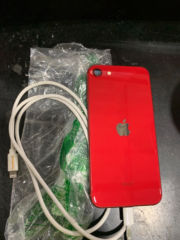 Photo 1 of Apple iPhone SE (2nd Generation), 64GB, Red - Unlocked (Renewed)