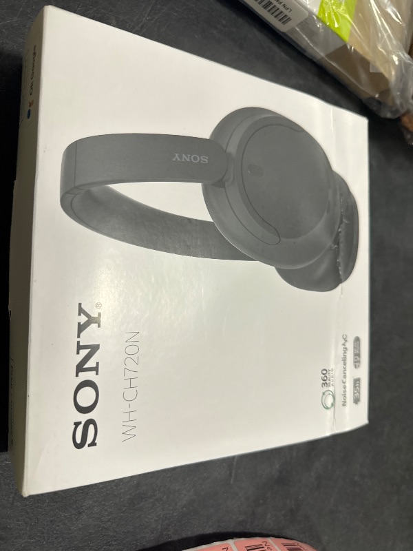 Photo 1 of Sony WH-CH720N Noise Canceling Wireless Headphones Bluetooth Over The Ear Headset with Microphone and Alexa Built-in, Black New
