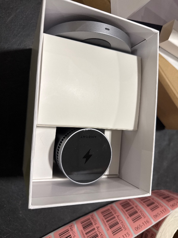 Photo 1 of AMEGAT 3 in 1 Charging Station Compatible with MagSafe, 15W Cooling Wireless Charger, Charger Stand Qi2 Certified for iPhone 16/15/14/13/12, Samsung S25, Apple Watch, AirPods (45W PD Charger Included)