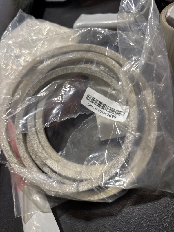 Photo 1 of TonGass 42" Lawn Mower Deck Belt Compatible with John Deere Lawn Mower Replaces Part Number GX20072, Deck Drive Belt for Heavy-Duty Use Compatible with 100 D100 E100 Series