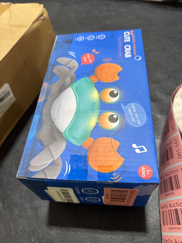 Photo 1 of Plnmlls Crawling Crab Baby Toy - Tummy Time Toys - with Music and LED Light,Built-in Rechargeable Battery and Volume Can be Turned Off for 0-6 6-12 12-18 36 Months Walking Toddler Birthday Gift(Blue)
