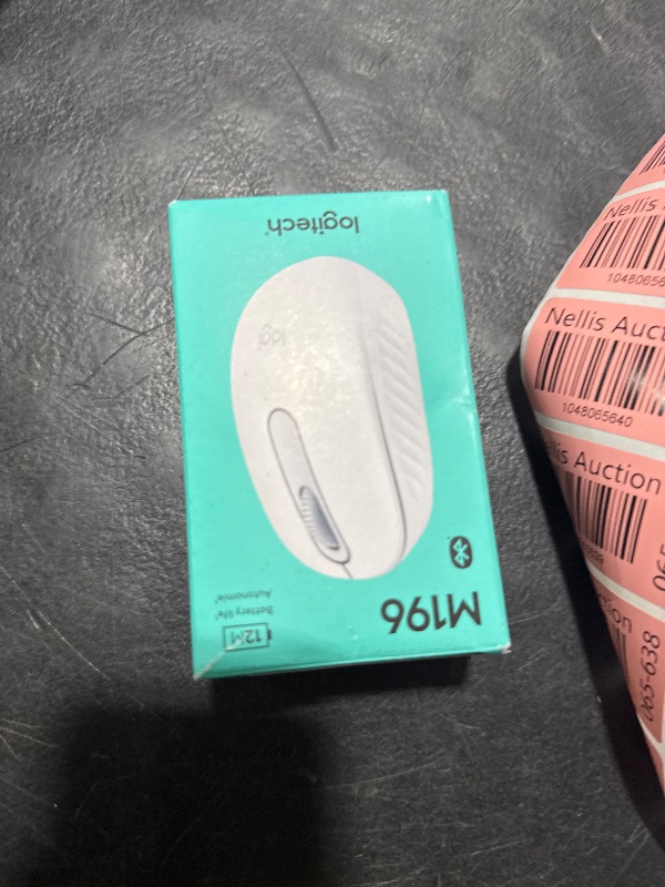 Photo 1 of Logitech M196 Bluetooth Wireless Mouse, Compact and Portable Mouse for Laptops, Tablets and More, 12-Month Battery, Smooth Tracking, Compatible with PC and Mac, Windows and macOS - Off White