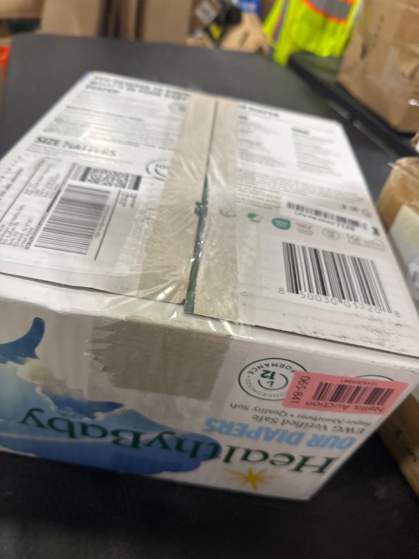 Photo 1 of HealthyBaby Our Diapers | EWG Verified Safe & Plant-Based Diapers | Leak Protection | Soft Organic Cotton Shell | Chlorine-Free Diaper for Sensitive Skin | Size 1 (7-14lbs) 70 Count
