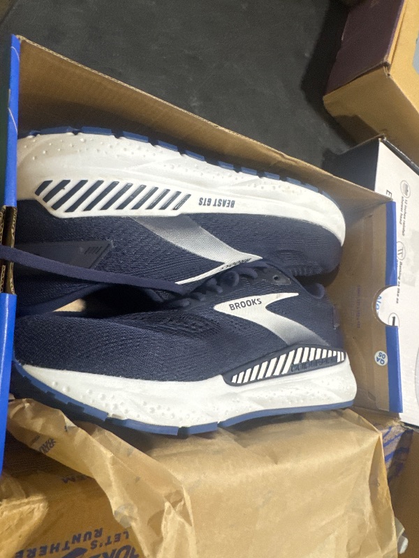 Photo 1 of Brooks Men’s Beast GTS 24 Supportive Running & Walking Shoe - Peacoat/True Navy/White - 11 Medium